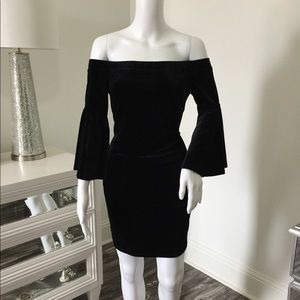 Black Velvet-like Gianni Bini Dress